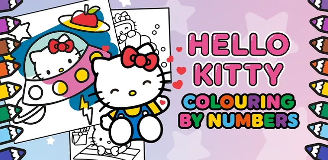 Hello Kitty: Colouring by Numbers