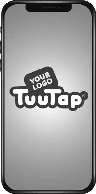 Your logo on the TuuTap splash screen